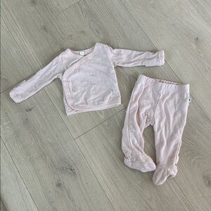 Burt's Bees Baby Light Pink set organic cotton